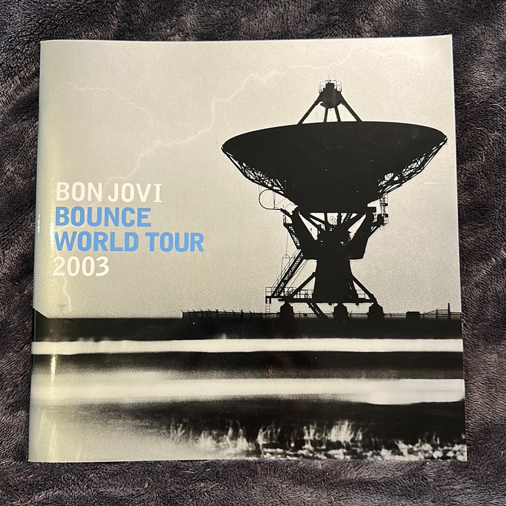 Bon Jovi Bounce 2003 tour program